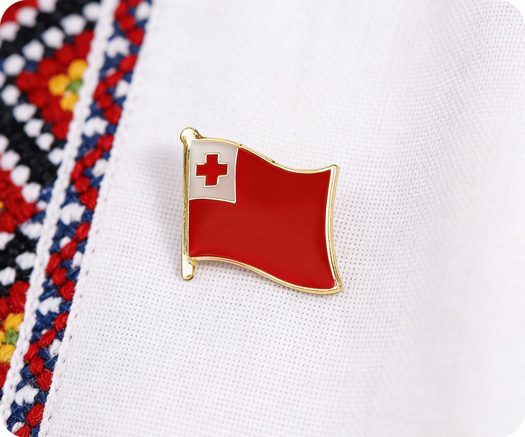 Tonga Flag Pin Badge