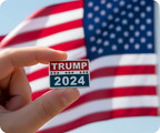 Donald Trump 2024 Pin Badge