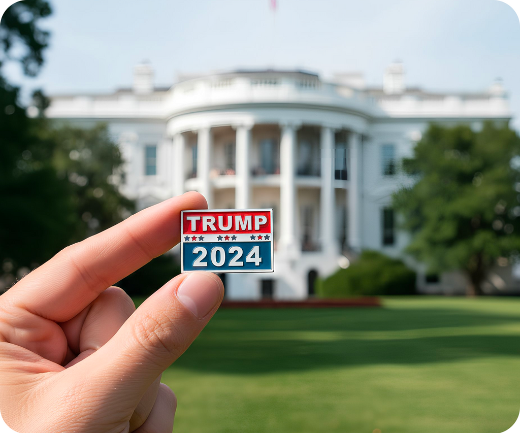 Donald Trump 2024 Pin Badge