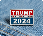 Donald Trump 2024 Pin Badge
