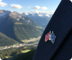 Turkey & European Union EU Friendship Pin Badge