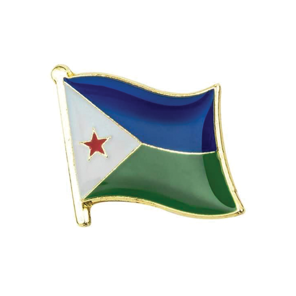 Djibouti Flag Pin Badge Main image