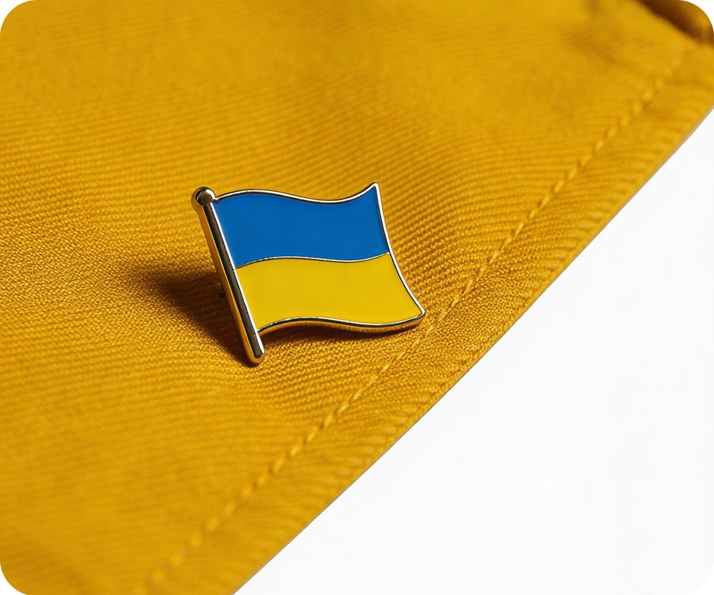 Ukraine Flag Pin Badge