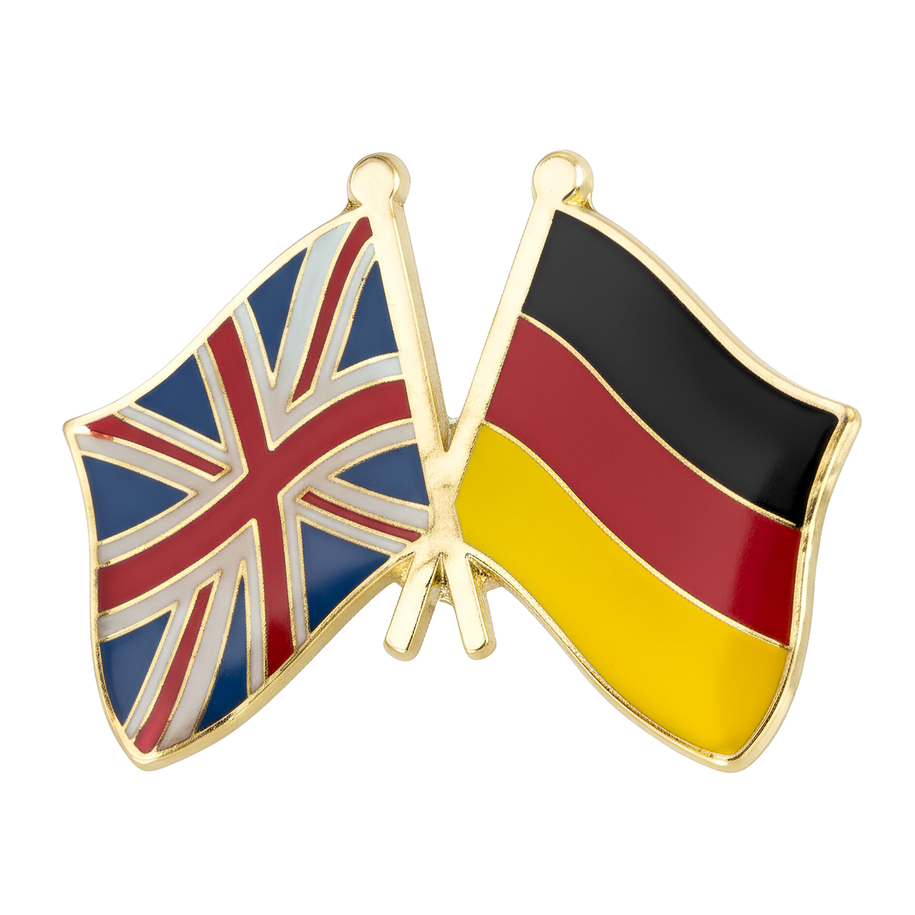 United Kingdom & Germany Friendship Pin Badge Main image