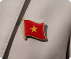 Vietnam Flag Pin Badge