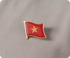 Vietnam Flag Pin Badge