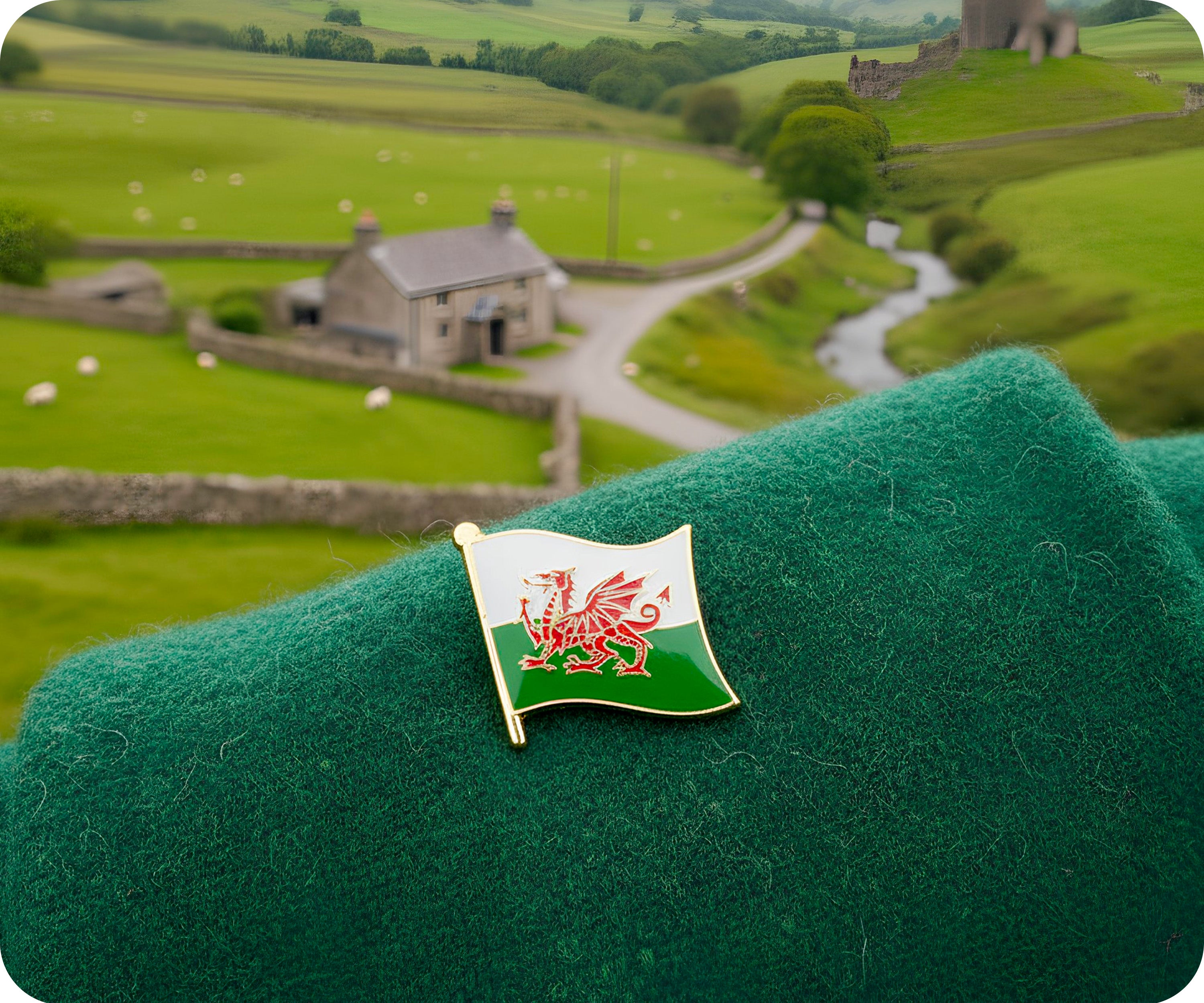 Wales Dragon Pin Badge