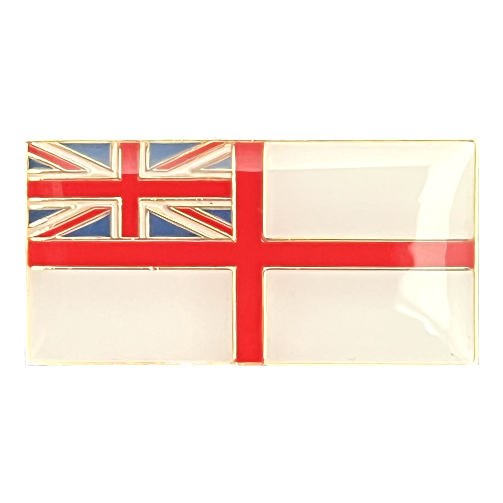 Royal Navy White Ensign | British Navy Flag (Rectangle)