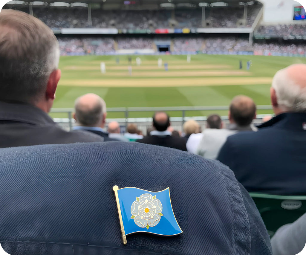 Yorkshire Rose County Flag Pin Badge