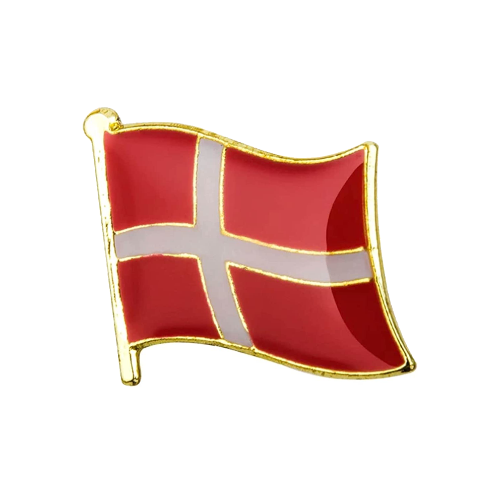 Denmark Flag Pin Badge Main image