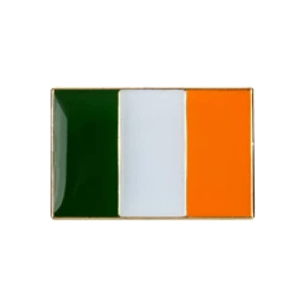 Ireland Rectangle Flag Pin Badge