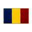 Romania Rectangle Flag Pin Badge