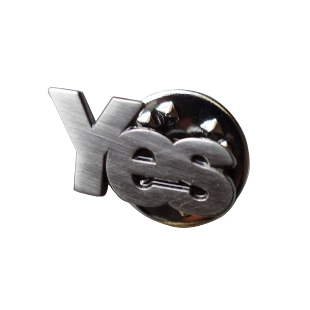 Yes Independence Scotland Pin Badge Silver Main image
